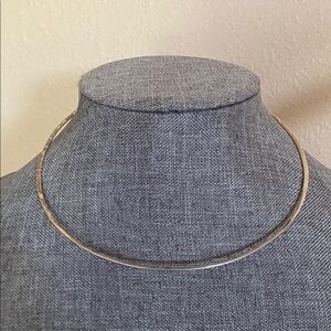 Vintage 925 Sterling Choker Torque/Torc Necklace